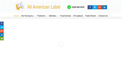 Desktop Screenshot of allamericanlabel.net